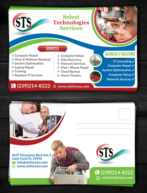Postcard Design by ESolz Technologies for Select Technology Services LLC | Design #4329474