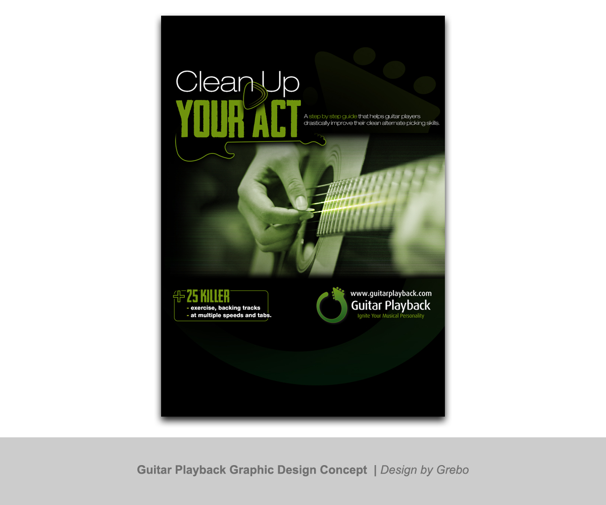 Grafik-Design von Grebo für Guitar Playback | Design #4308629