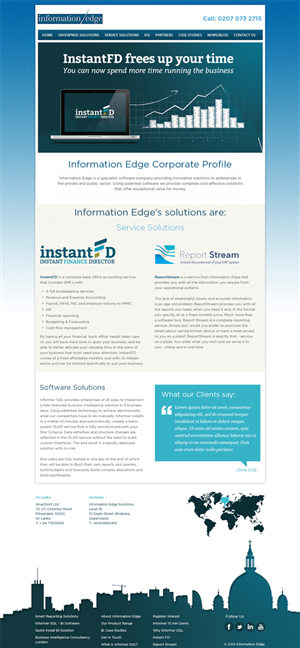 Software company seeks new website design | Web Design by Mayank Patel