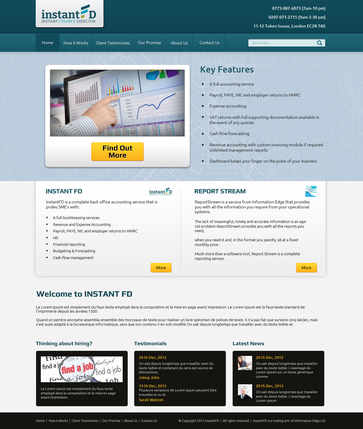 Web Design by OM for this project | Design #1233804