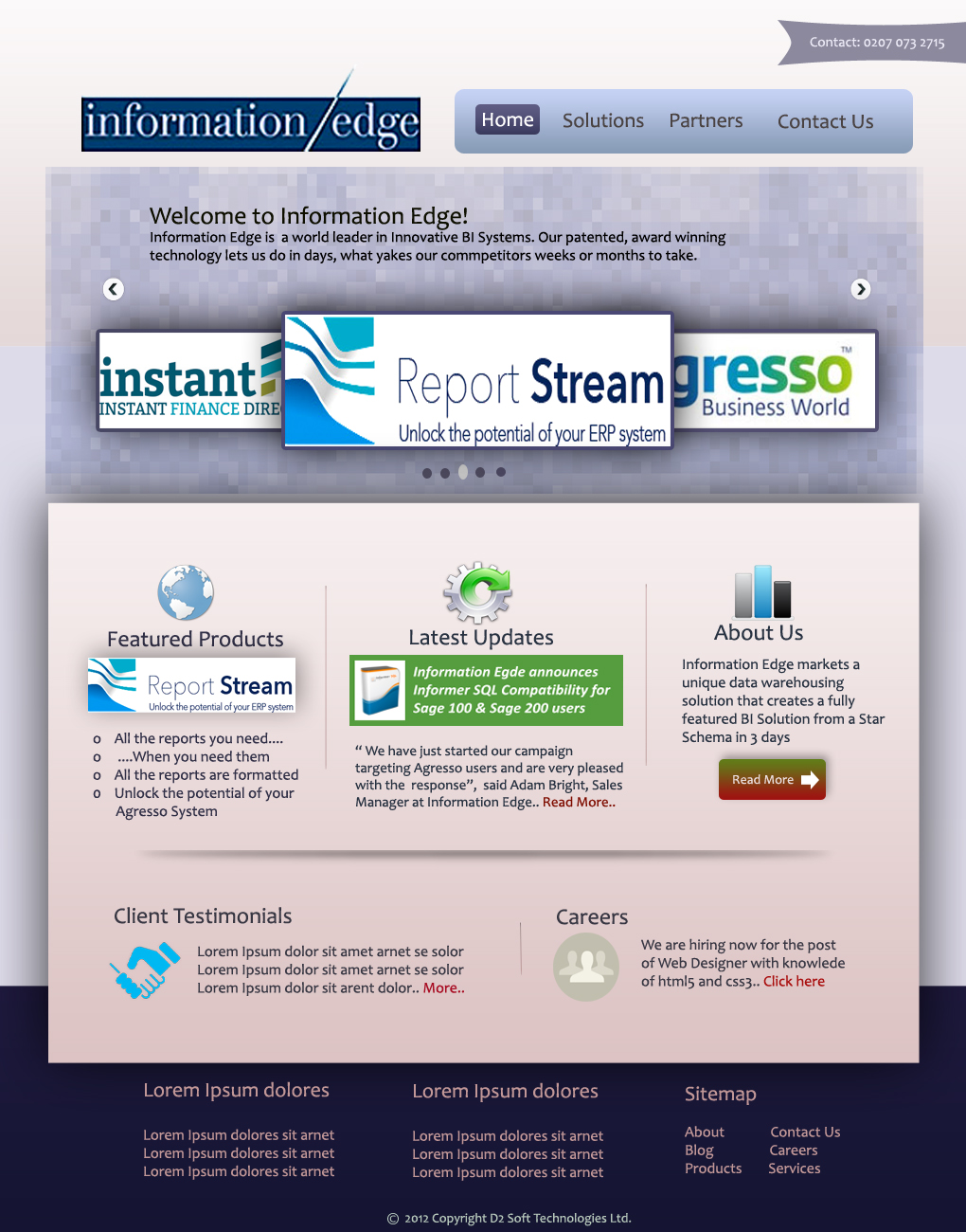 Web-Design von Rajeev M für dieses Projekt | Design #1227192