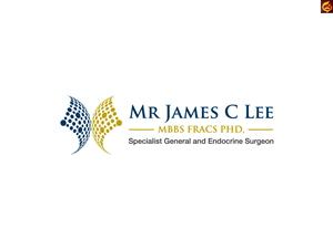 Mr James C Lee MBBS FRACS PhD, Specialist General and Endocrine Surgeon | Logo Design by rdlsantos