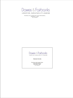 Stationery Design by xtreme grafix for this project | Design #177156