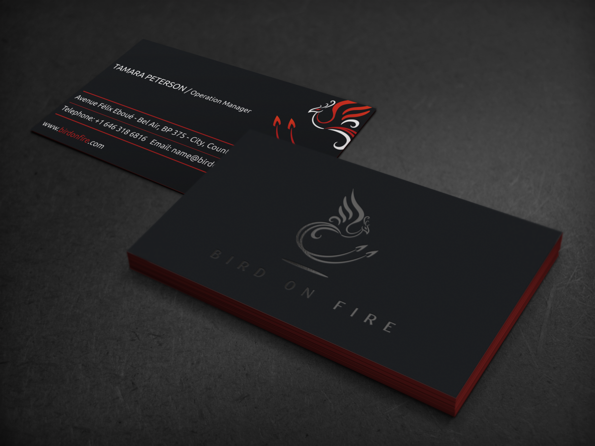 Stationery Design by HYPdesign for Bird on Fire Pty Ltd | Design #1221781