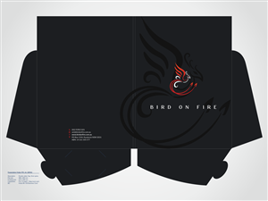 Bird On Fire - Stationery Design Project | Stationery Design by HYPdesign