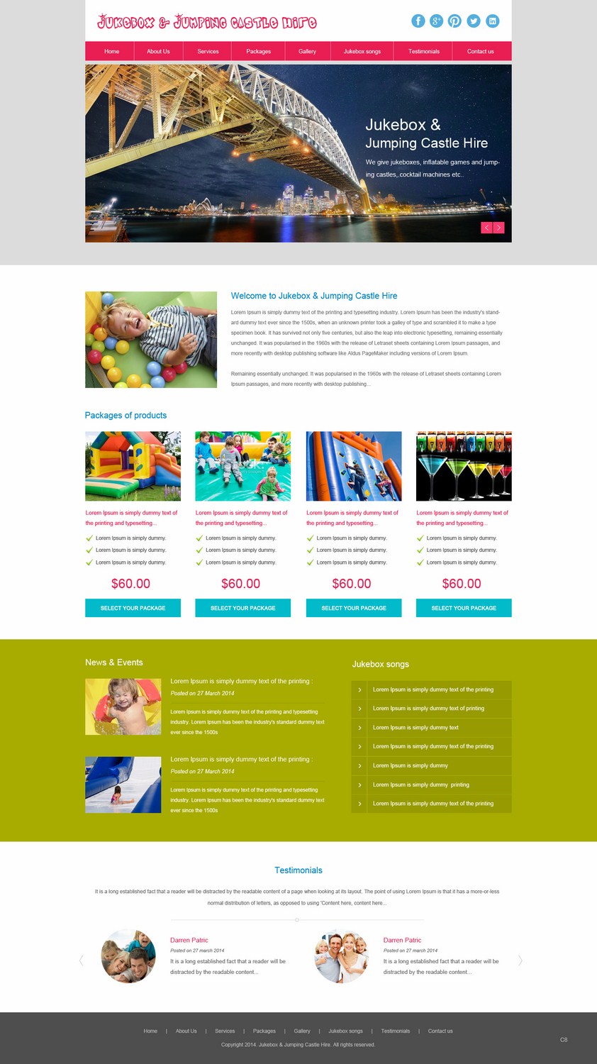 Web Design by pb for this project | Design #4302384