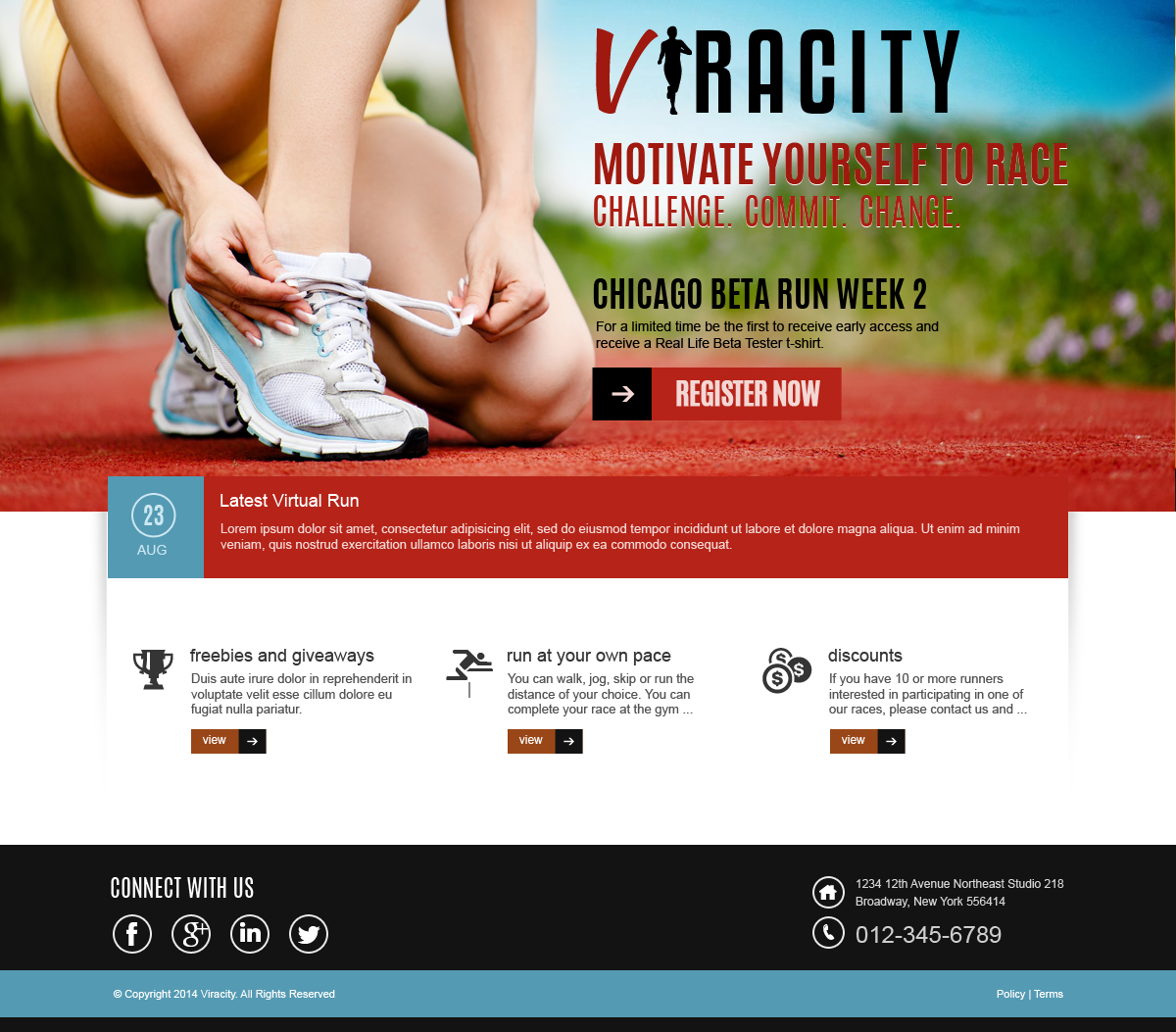 Web Design by jeckx2 for Viracity Inc. | Design #4322583