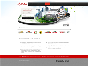 Web Design by Fuxxo Works for Dial-up Delivery | Design #1331588