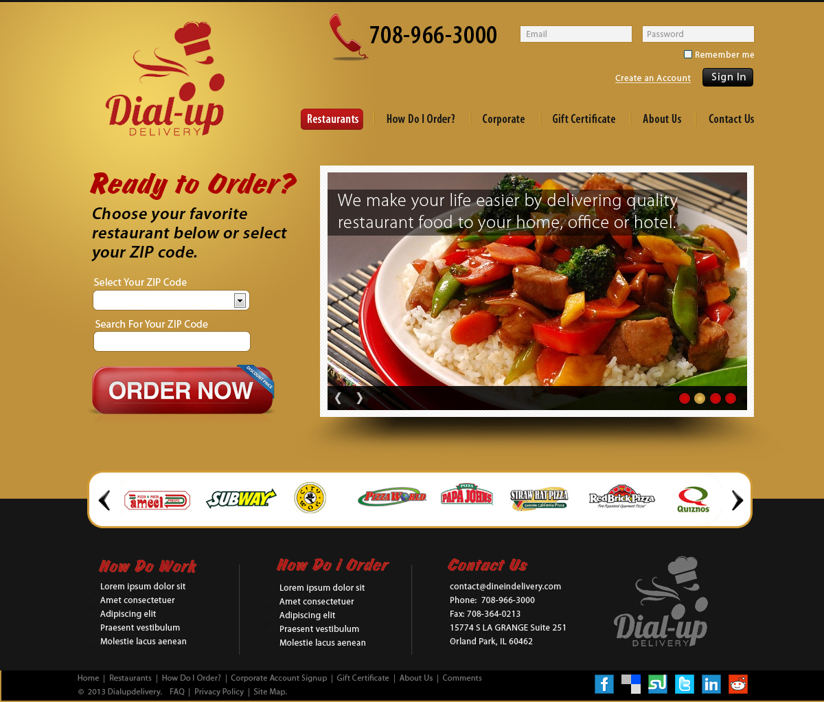 Web Design by Innovative India for Dial-up Delivery | Design: #1340625