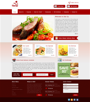 Web Design by Empireweb for Dial-up Delivery | Design: #1326277