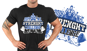 2014 NC Strength Challenge - STRONGMAN Contest T-Shirt! | T-Shirt-Design von dsgrapiko