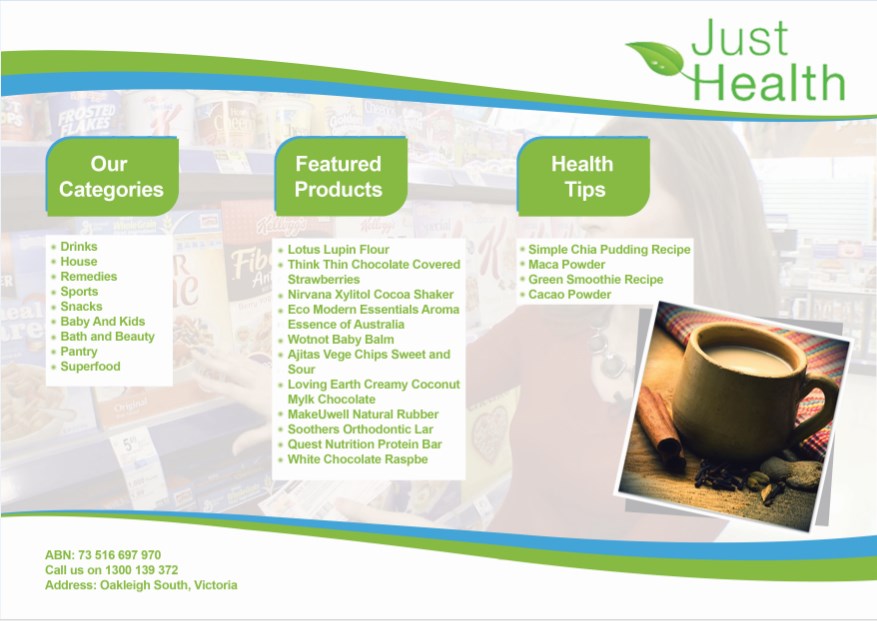 Brochure Design by Nazim88 for Just Health | Design #4345869
