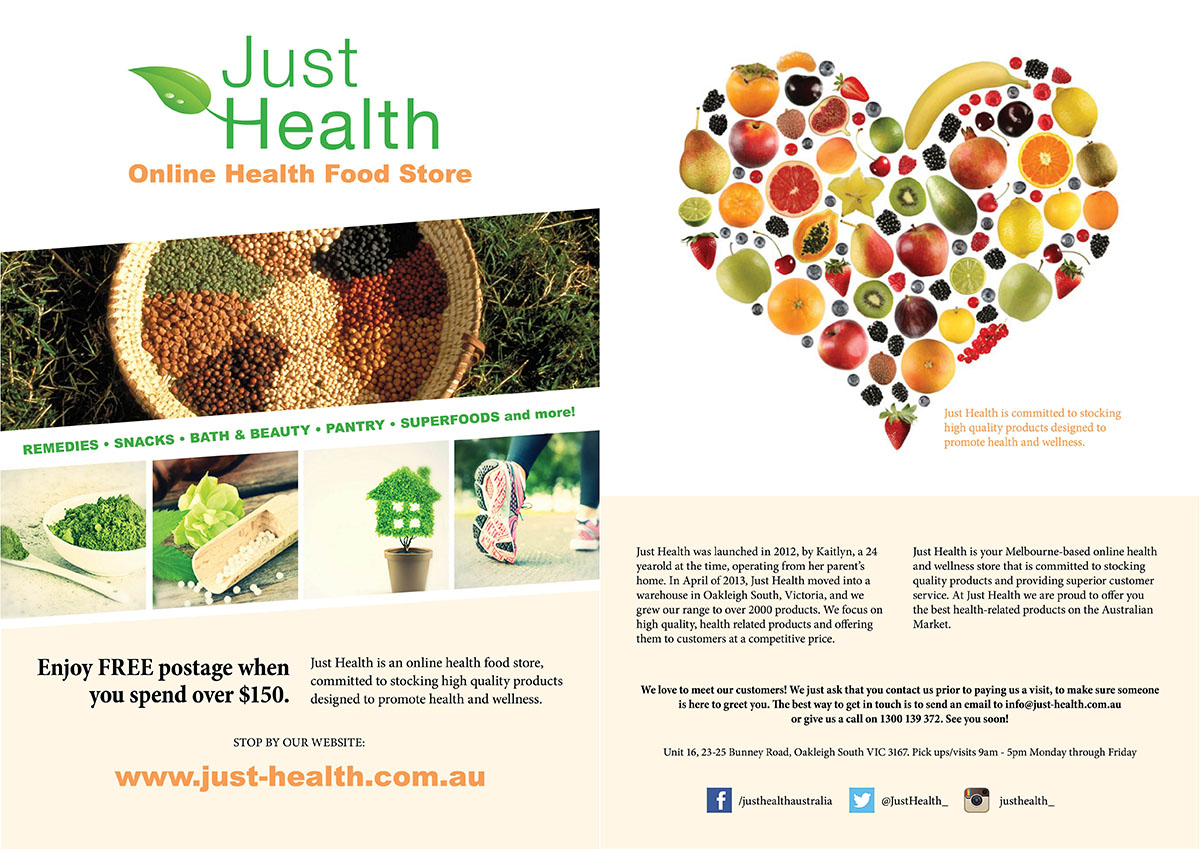 Design de Brochure par sandratanita pour Just Health | Design #4301081