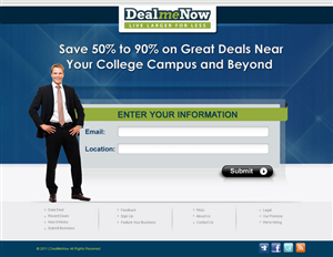 Landing Page Design by rajesh prn for Digital Media Solutions | Design: #181518