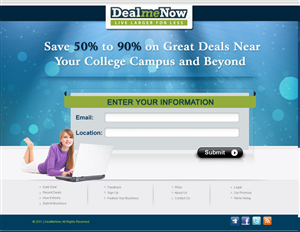 Landing Page Design by rajesh prn for Digital Media Solutions | Design: #181521