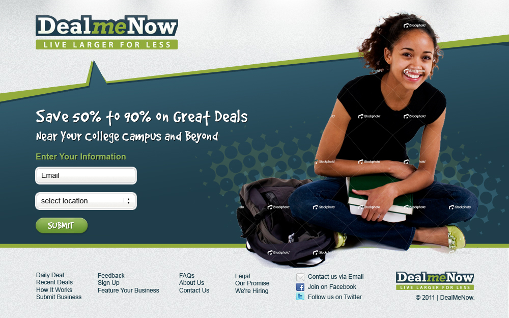 Landing Page Design by Sky Ram for Digital Media Solutions | Design #178202