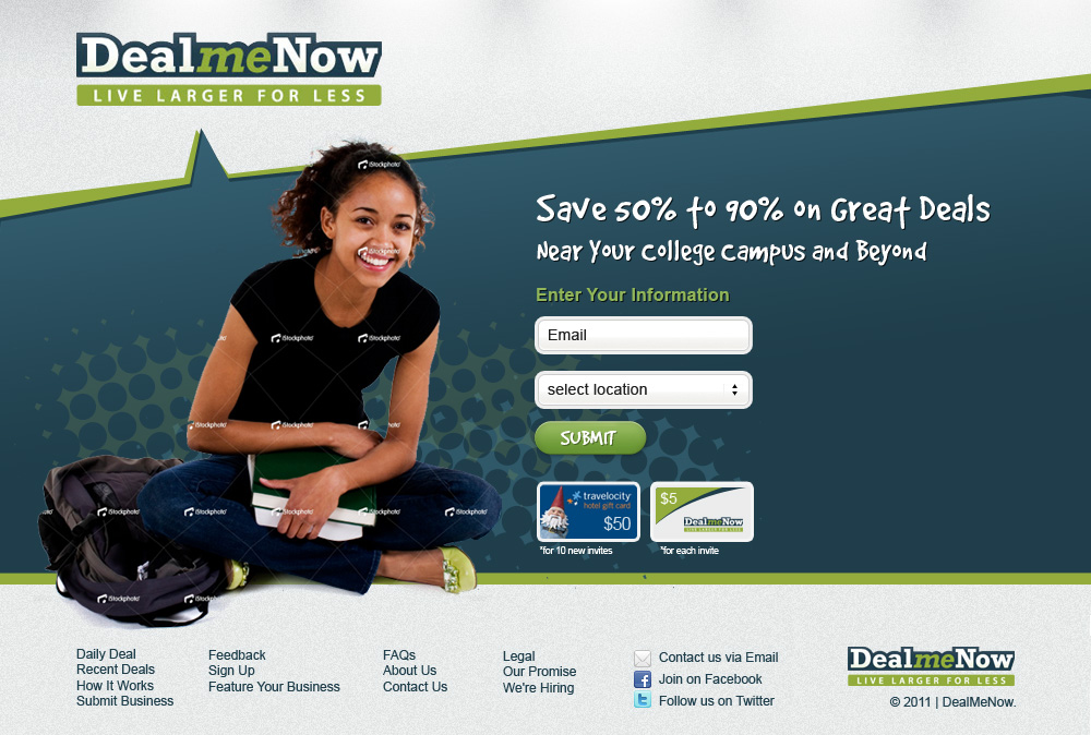Landing Page Design by Sky Ram for Digital Media Solutions | Design: #188467