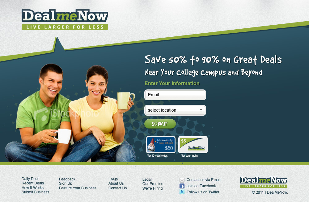 Landing Page Design by Sky Ram for Digital Media Solutions | Design #205108