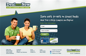 Landing Page Design by Sky Ram for Digital Media Solutions | Design: #205108