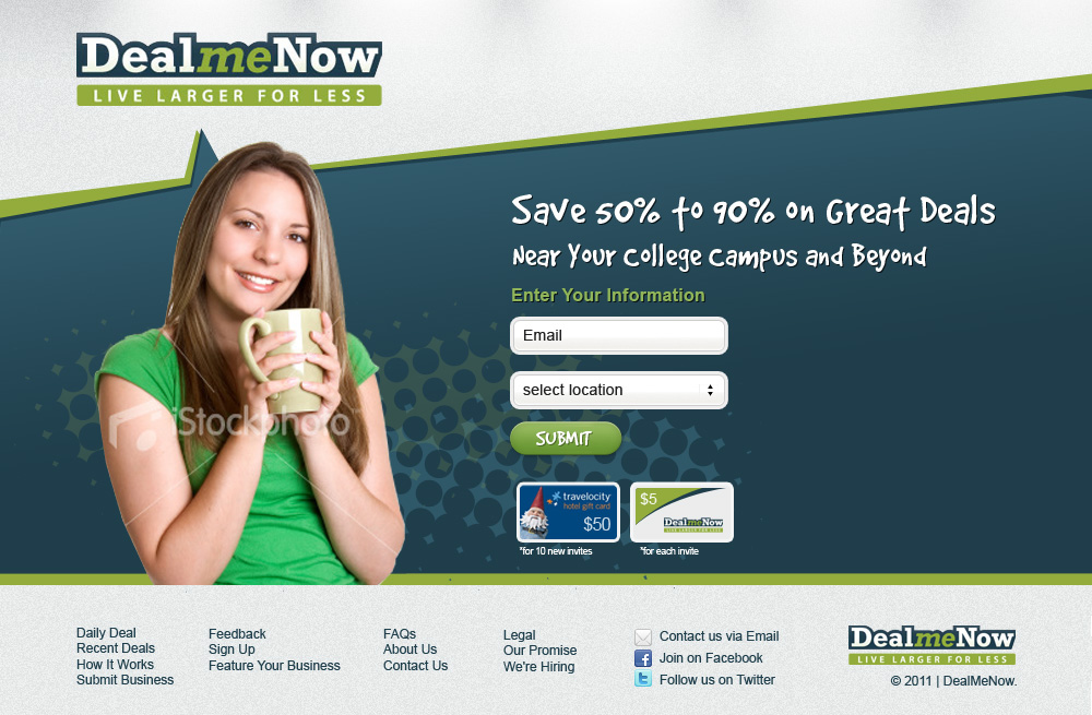 Landing Page Design by Sky Ram for Digital Media Solutions | Design #205110