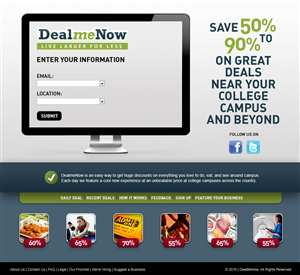 Landing Page Design by Karel for Digital Media Solutions | Design: #177702