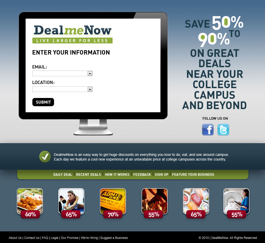 Landing Page Design by Karel for Digital Media Solutions | Design #180218