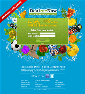 Landing Page Design by MariusL