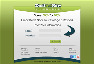 Landing Page Design by LogoDesigns.ae for Digital Media Solutions | Design: #183081