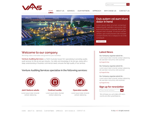 International oil and gas consultancy business needs a web design | Diseño Web por TechWise