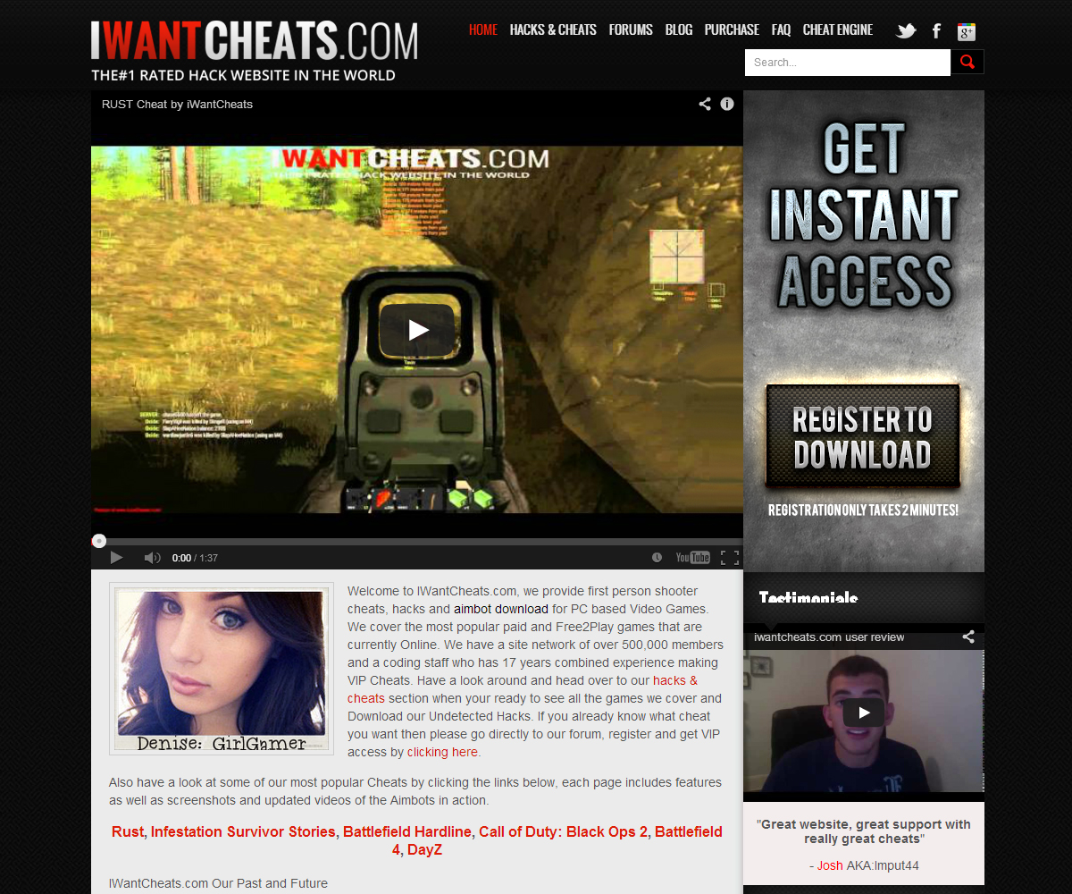 Graphic Design by Oskars for FPSCHEATS.com | Design #4303268