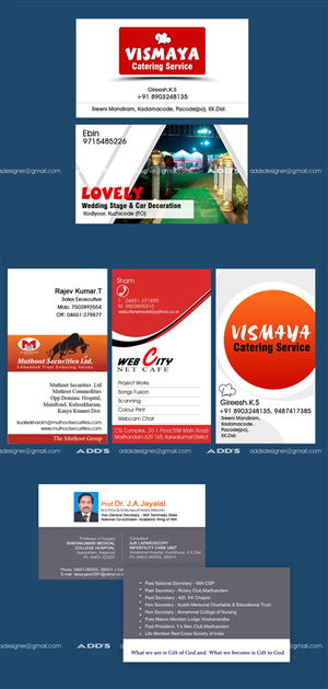Business Card Design by adds for this project | Design #1267282