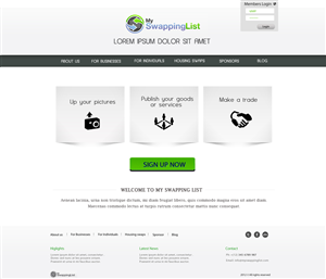 Web Design by Sandra for this project | Design: #1246990