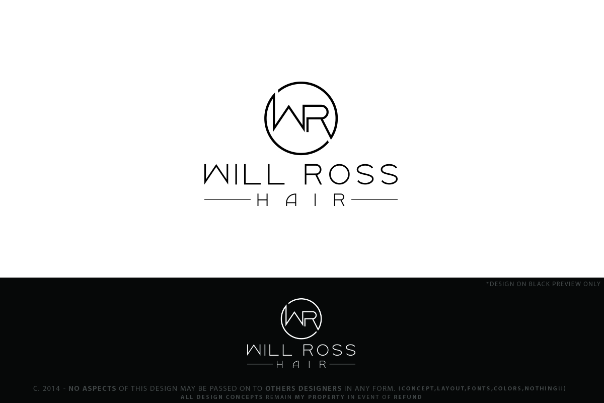 Logo Design by Senseless for Stylist Will Ross | Design: #4297952