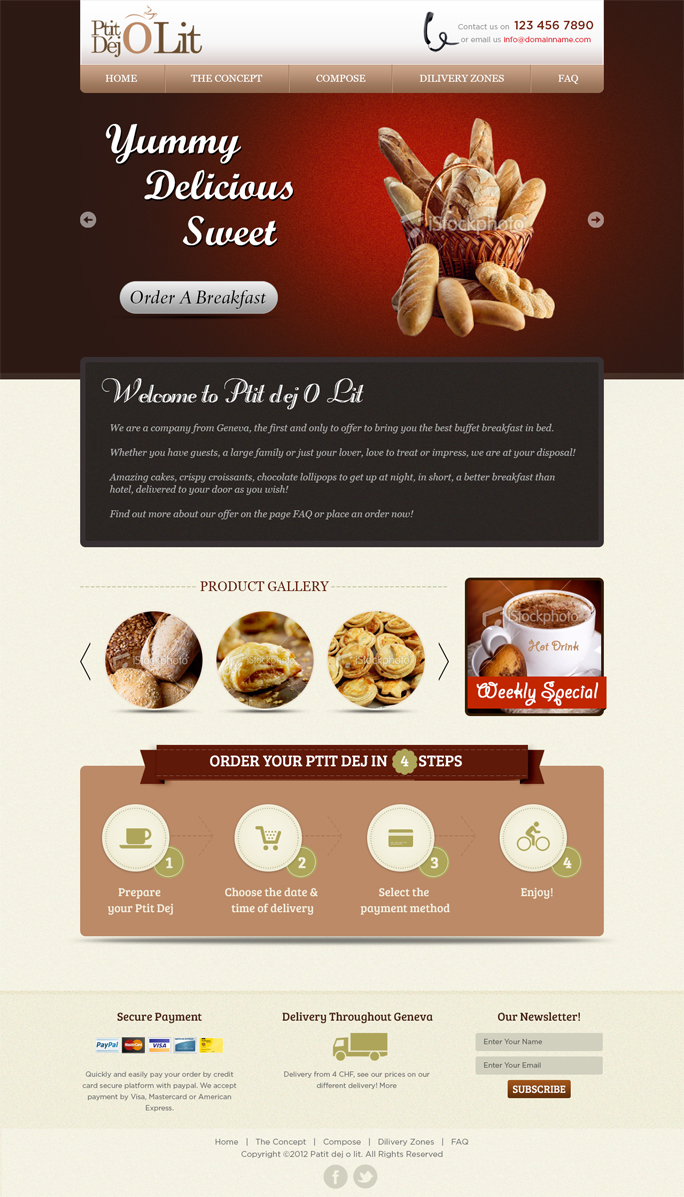 Diseño Web por Mayank Patel para este proyecto | Diseño #1226425