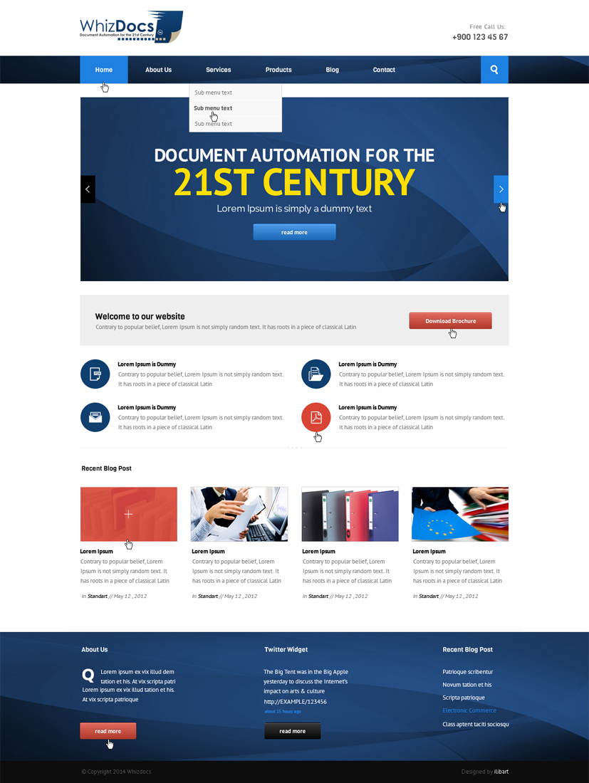 Web Design by iLibart for this project | Design #4343370