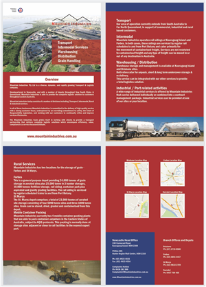 Brochure Design by barinix for this project | Design #1228047
