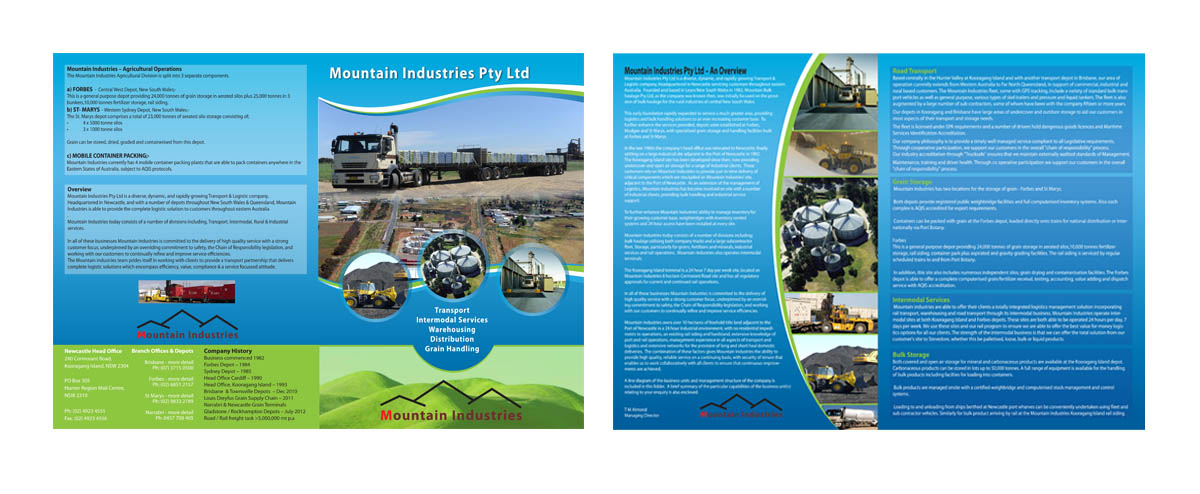 Brochure Design by Fitness for this project | Design #1245228