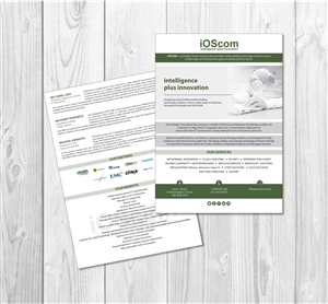 Brochure Design by sajidahmed_pirzada for IOSCOM P/L | Design: #4302856