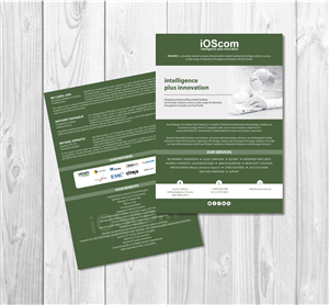 Brochure Design by sajidahmed_pirzada for IOSCOM P/L | Design: #4302980
