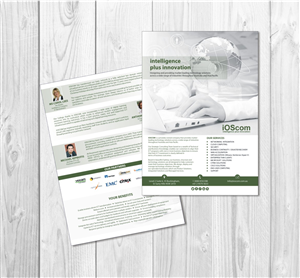 Brochure Design by sajidahmed_pirzada for IOSCOM P/L | Design: #4308778