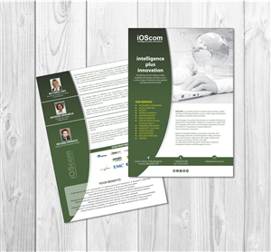 Brochure Design by sajidahmed_pirzada for IOSCOM P/L | Design: #4309611