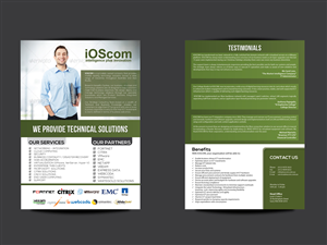 Brochure Design by MoofishDesign for IOSCOM P/L | Design: #4320899
