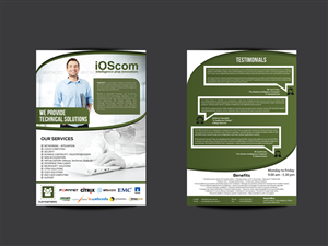 Brochure Design by MoofishDesign for IOSCOM P/L | Design: #4321722