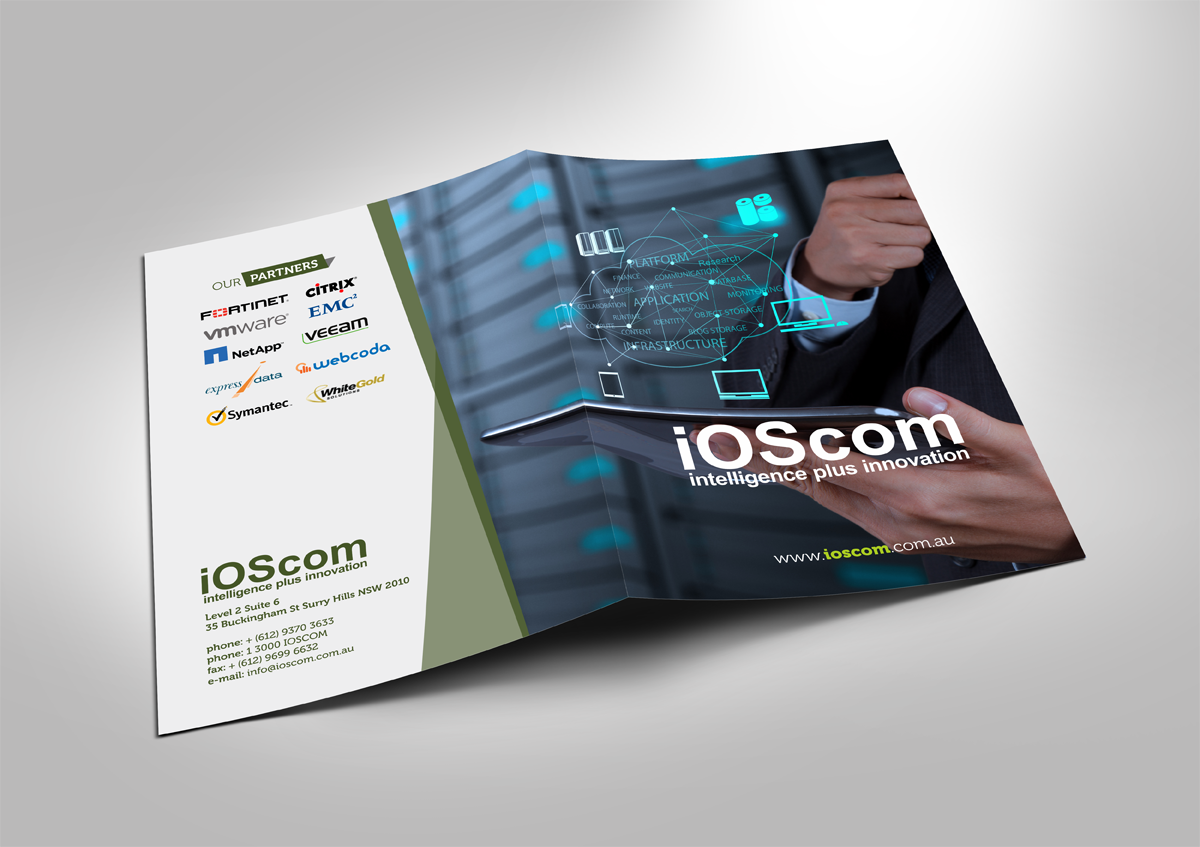 Diseño de Brochure por lookedaeng para IOSCOM P/L | Diseño #4295331