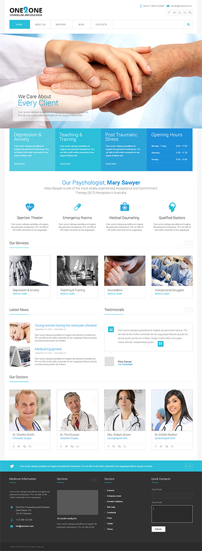 Web Design by iLibart for One to One Counselling & Education Pty Ltd | Design #4296240