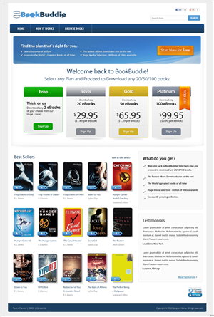 Landing Page Design by pb for this project | Design: #1225620