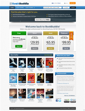 Landing Page Design by pb for this project | Design: #1230289