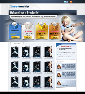 Landing Page Design by websofttechworld