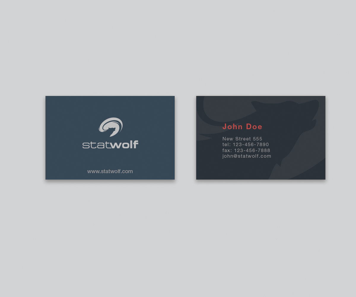 Stationery Design by Vasil Ivanov for Statwolf | Design #4328090