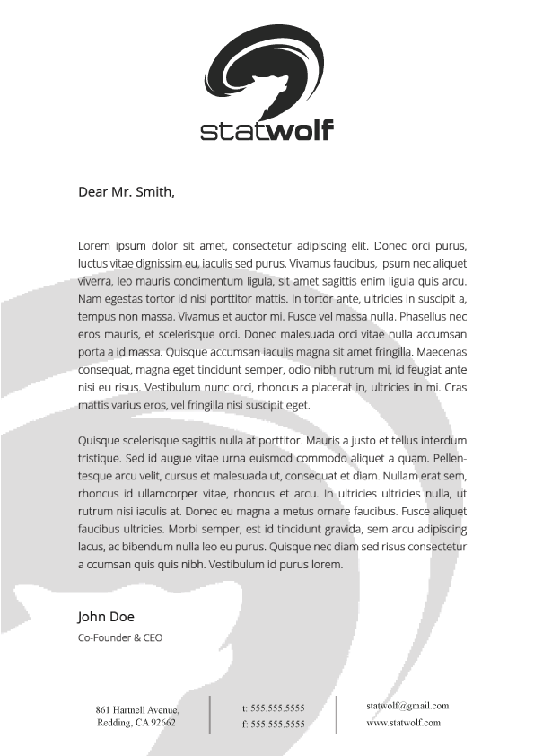 Design de Papeterie par Dona pour Statwolf | Design #4298528